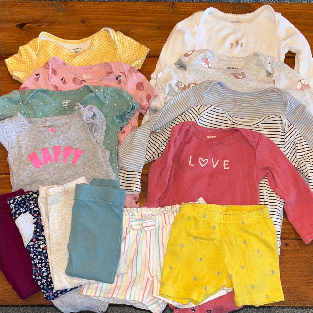 Assorted 18 month girls clothes - 15 pieces